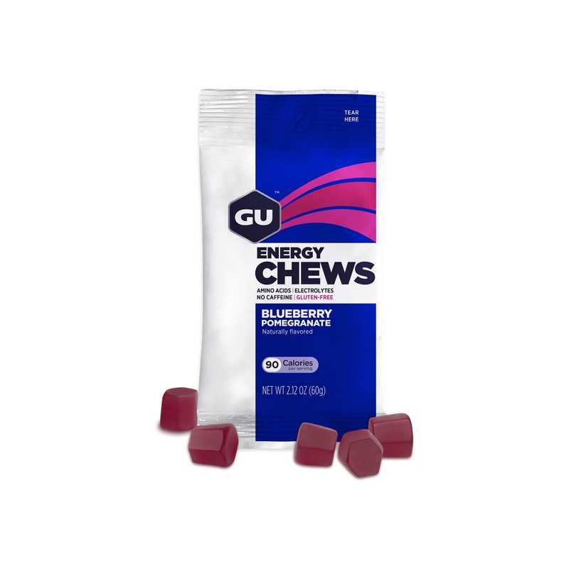Supplement GU Energy Chews Blueberry Pomegranate 12 Pack/Box