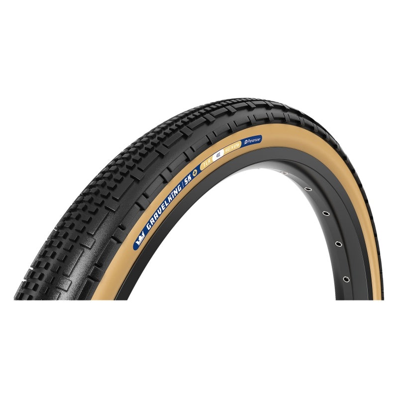 Panaracer GravelKing SK Plus Tire – 700 x 30 Tubeless Folding Black/Brown