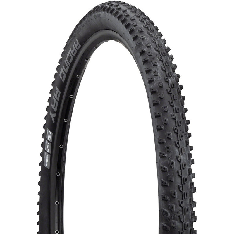 Schwalbe Racing Ray Tire – 29 x 2.25 Tubeless Folding BLK Performance Line TwinSkin Addix