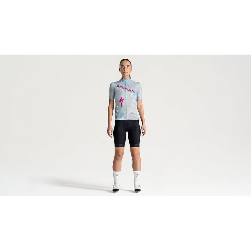 Specialized Sbc Foundation Graphic Jersey Ss Wmn Sea Foam/Rebel Pink Focal Xxl