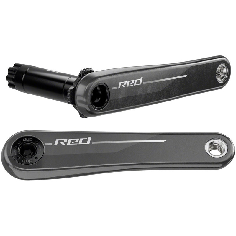 SRAM RED Crank Arm Assembly – 160mm, 12-Speed, 8-Bolt Direct Mount, DUB Spindle Interface, Natural Carbon, E1