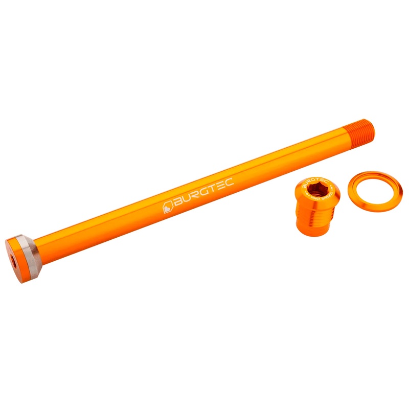 Burgtec Transition 175mm UDH Rear Axle – Iron Bro Orange