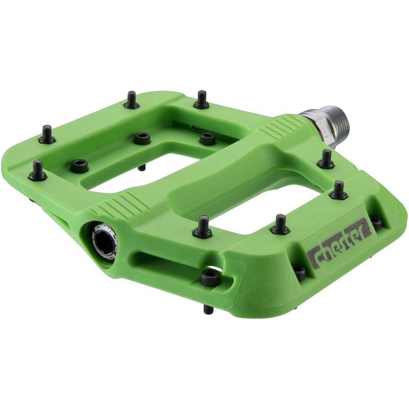 RaceFace Chester Pedals – Platform Composite 9/16″ Green