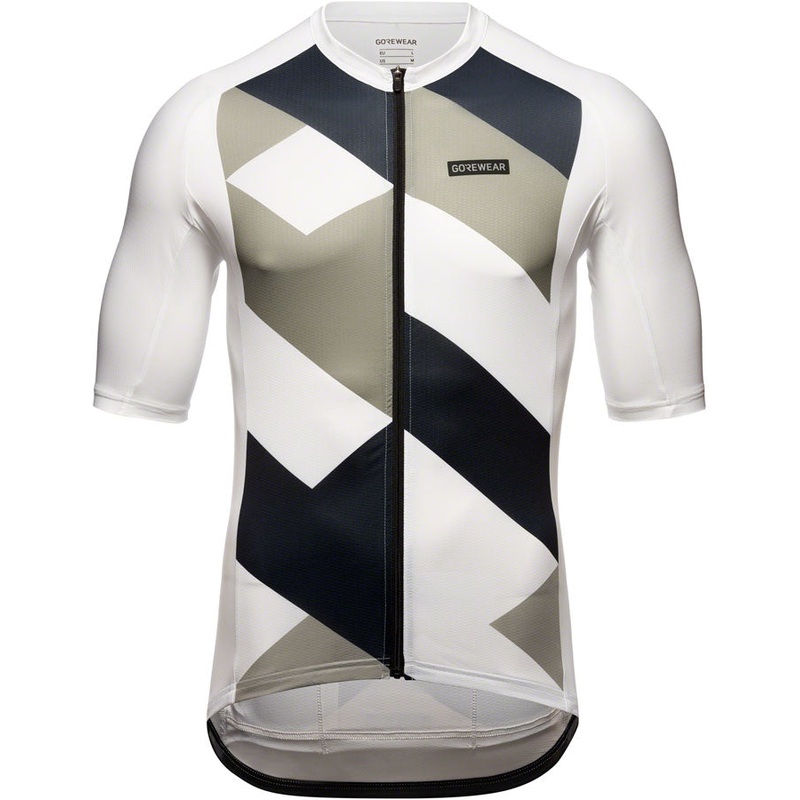 Gorewear Spirit Signal Jersey – White/Lab Gray Mens Large