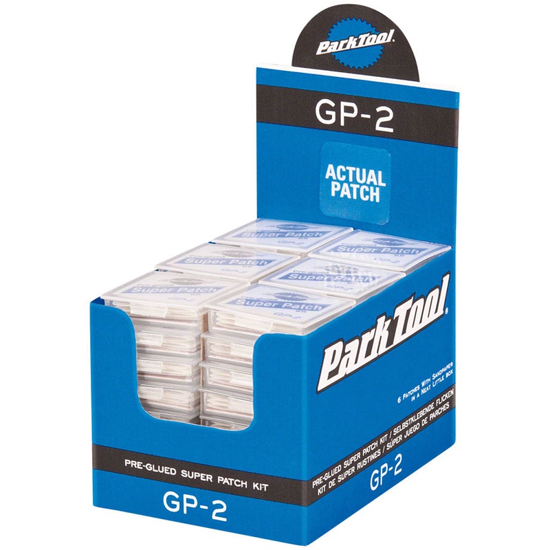 Park Tool Glueless Patch Kit: Display Box with 48 Individual Kits