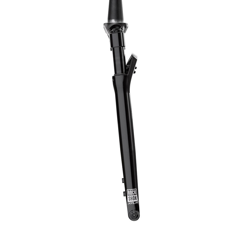 RockShox Rudy XL Ultimate A1 Suspension Fork 700C Solo Air 50mm 1-1/8-1.5 12x100mm TA Rake: 45mm Black