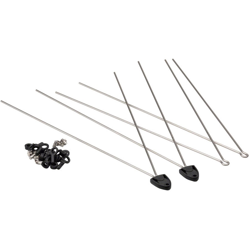 SKS V-Brace 380mm Fender Stay Set with Drawbolts Front and Rear