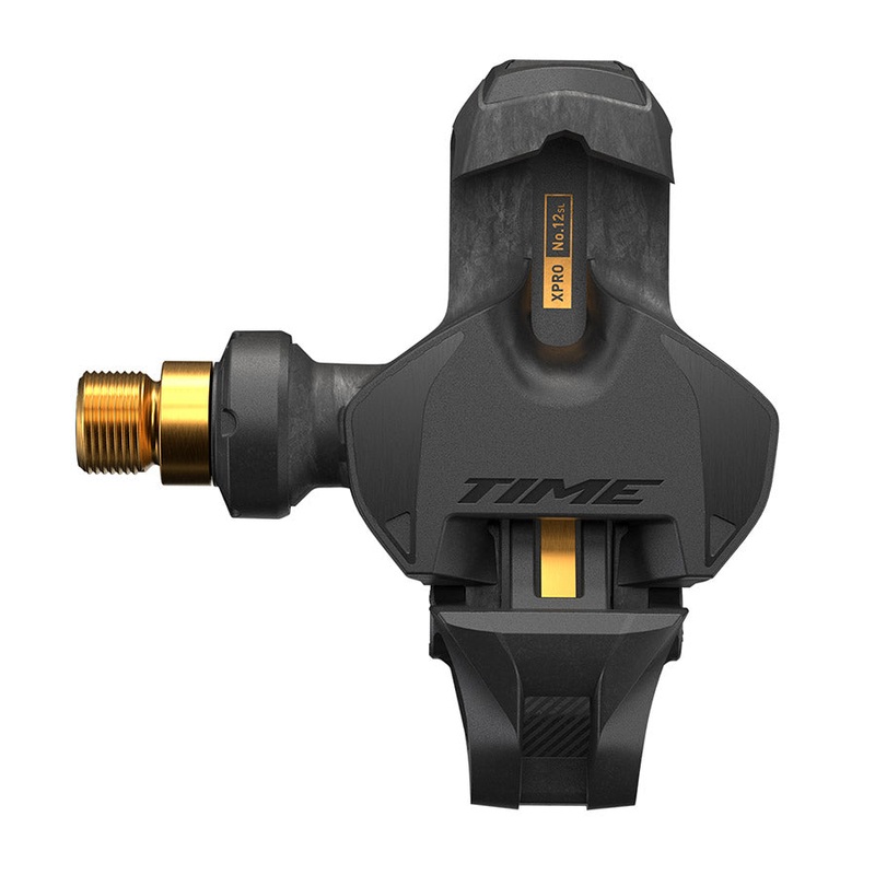 Time XPRO 12SL Pedals – Single Sided Clipless Carbon 9/16″ Carbon/Gold QF 57 C1