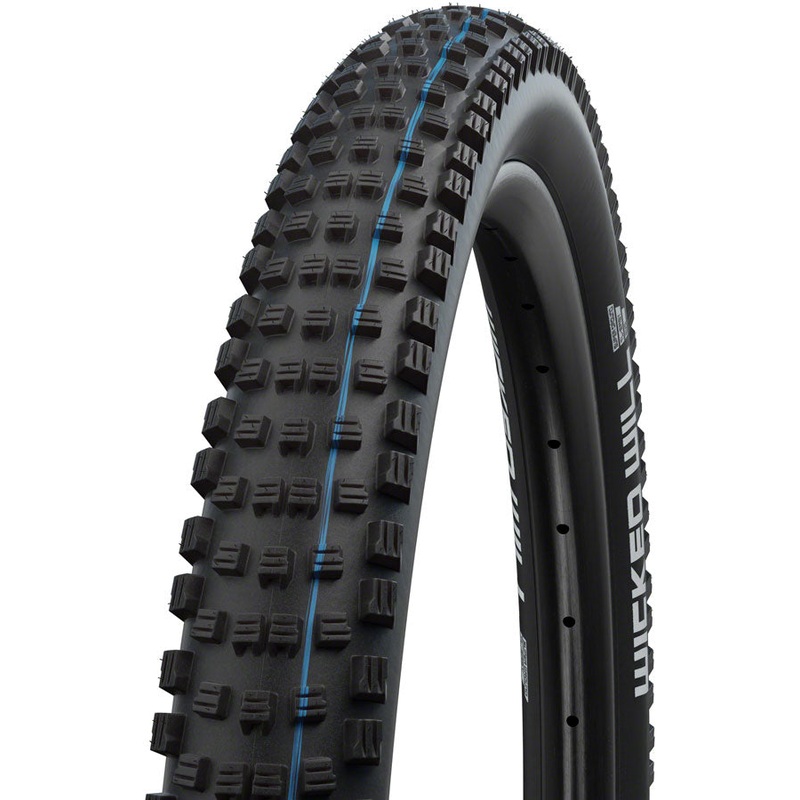 Schwalbe Wicked Will Tire – 29 x 2.6 Tubeless Folding BLK Evolution Line Super Ground Addix SpeedGrip