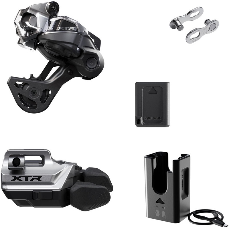 Shimano XTR M9250 Di2 Wireless Upgrade Kit – Includes M9250-GS Rear Derailleur M9250-IR I-Spec EV  Shifter Battery Charger Quick Link
