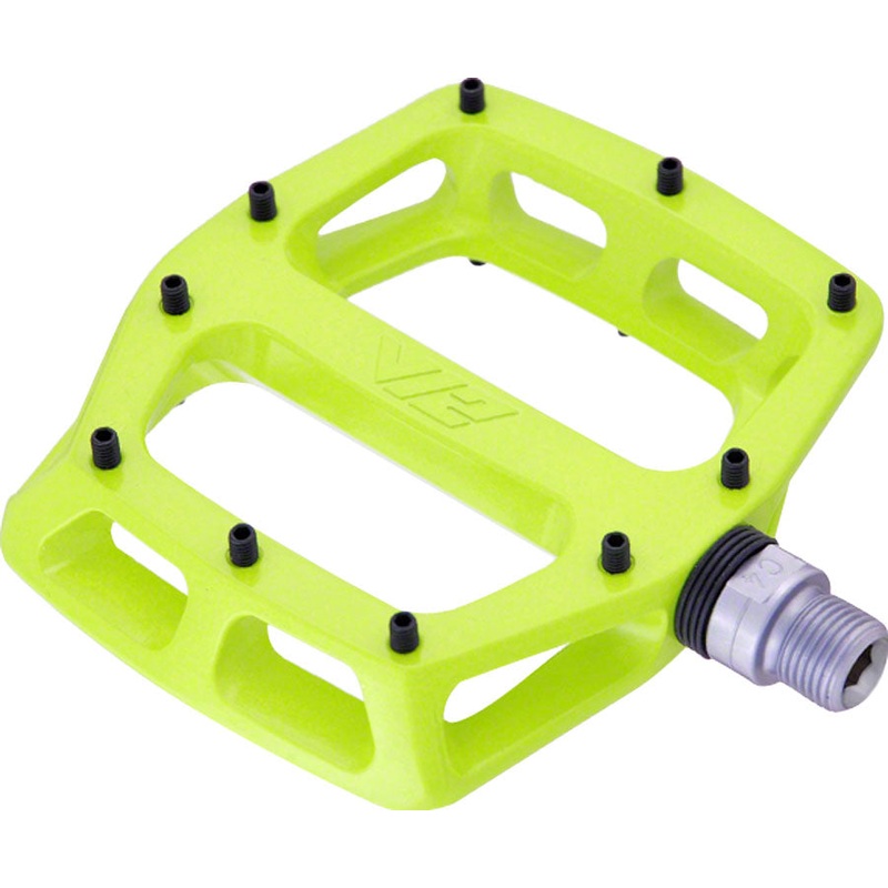 DMR V12 Pedals – Platform Aluminum 9/16″ Lemon Lime