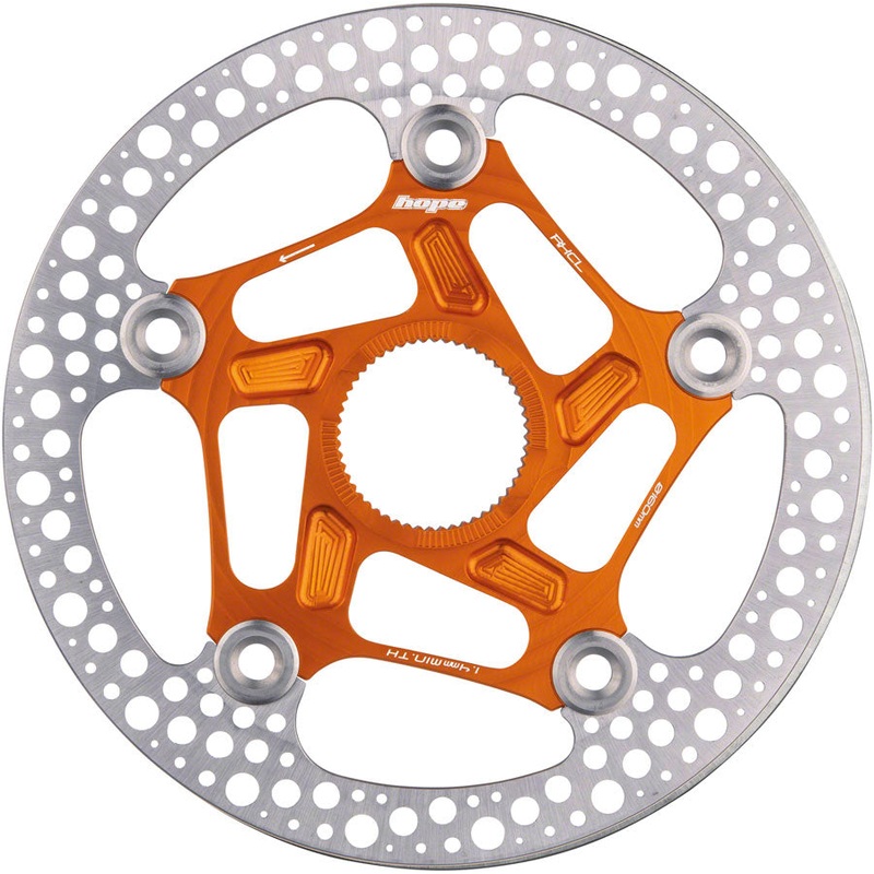 Hope RX Disc Rotor – 140mm Center-Lock Orange