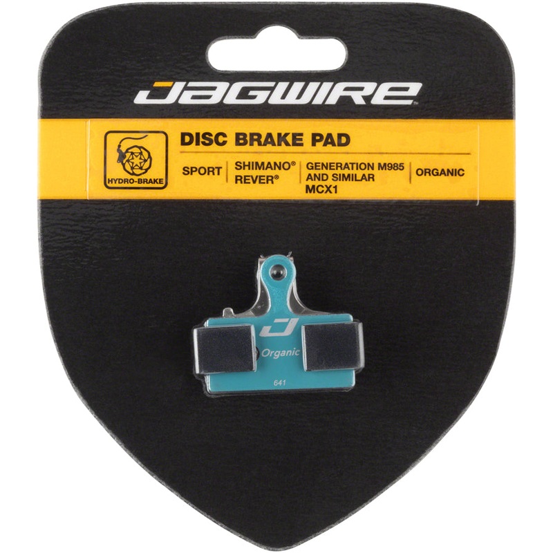 Jagwire Sport Organic Disc Brake Pads – For Shimano S700 M615 M6000 M785 M8000 M666 M675 M7000 M9000 M9020 M985 M987