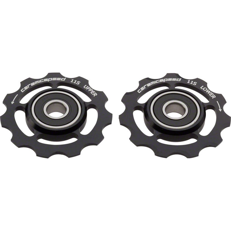 CeramicSpeed Pulley Wheels for Shimano 11-speed – 11 Tooth Alloy Black