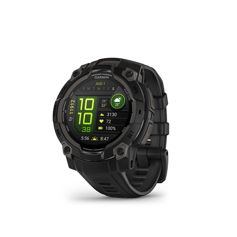 Garmin Instinct 3 GPS Smartwatch – 45mm AMOLED Black/Black