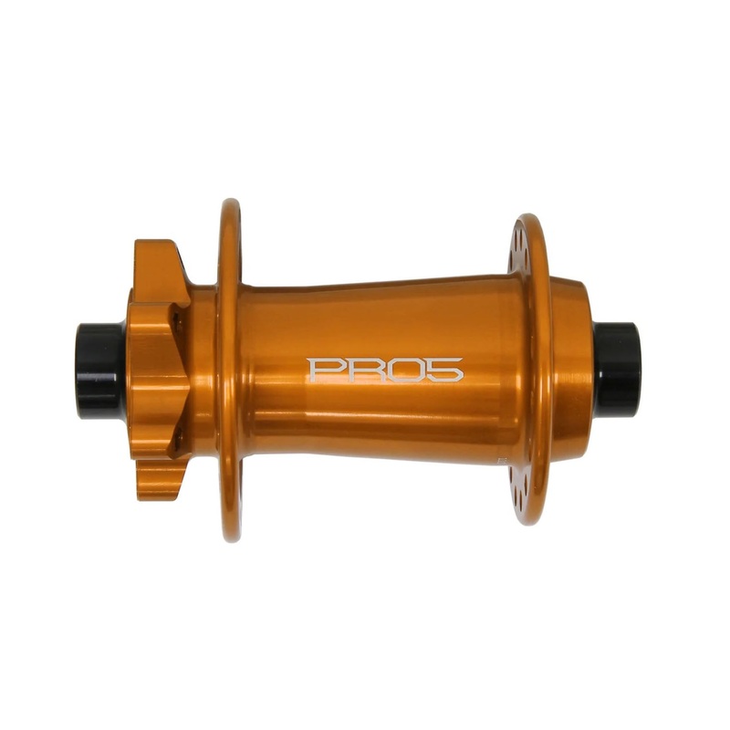 Hope Pro 5 Front Hub – 15 x 110mm 6-Bolt Orange 28H