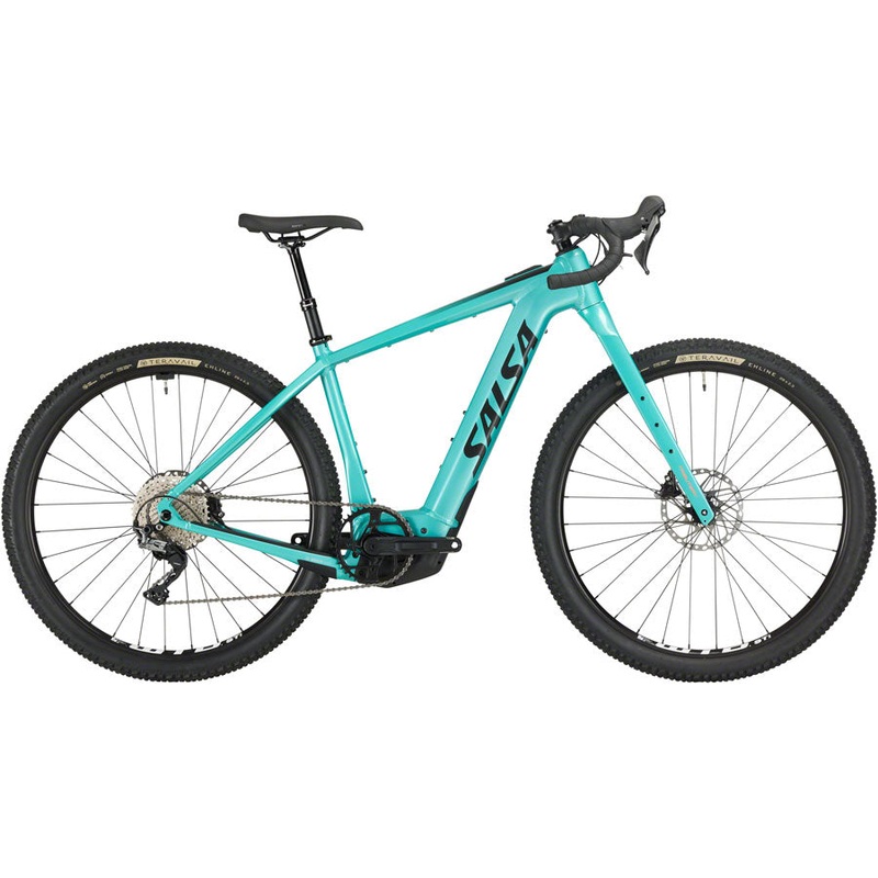 Salsa Tributary GRX 600 Ebike – 29″ Aluminum Teal Small