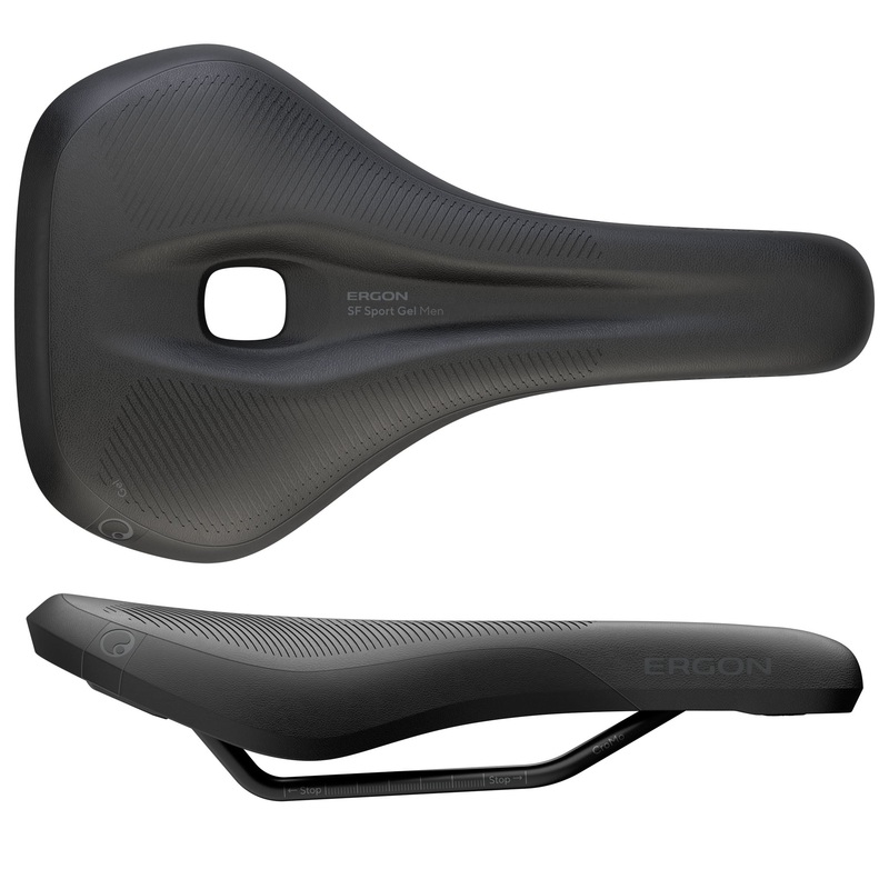 Ergon SF Sport Gel Saddle – Chromoly Black Men’s Small/Medium