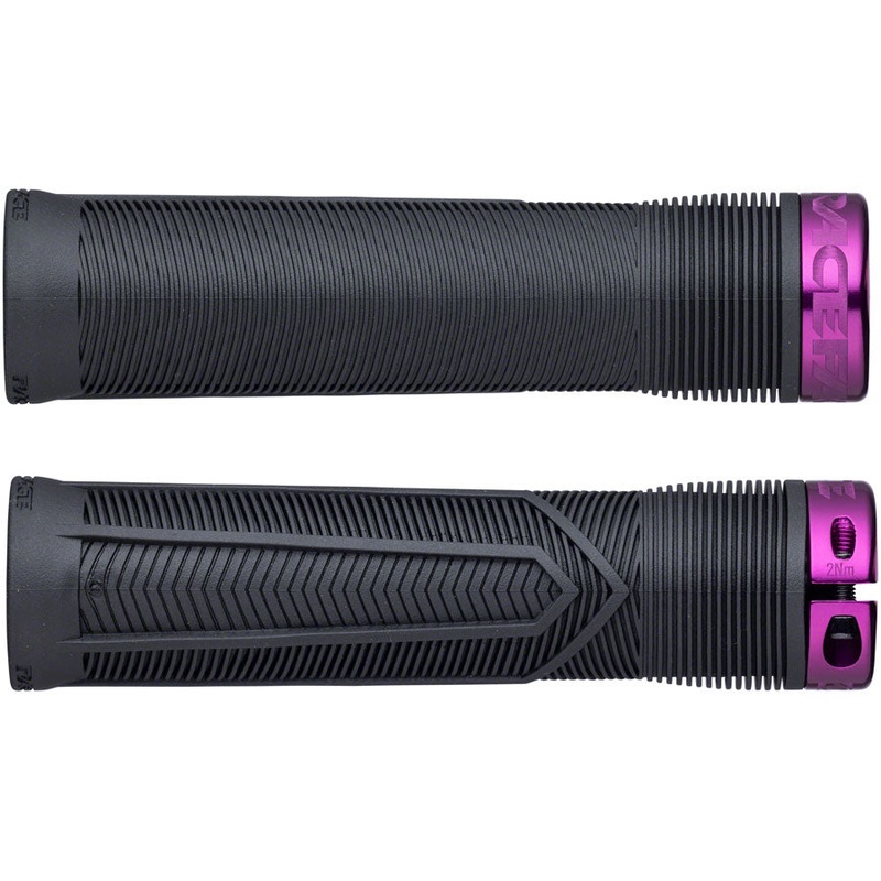 RaceFace Chester Grips – Lock-On Black/Purple 31mm