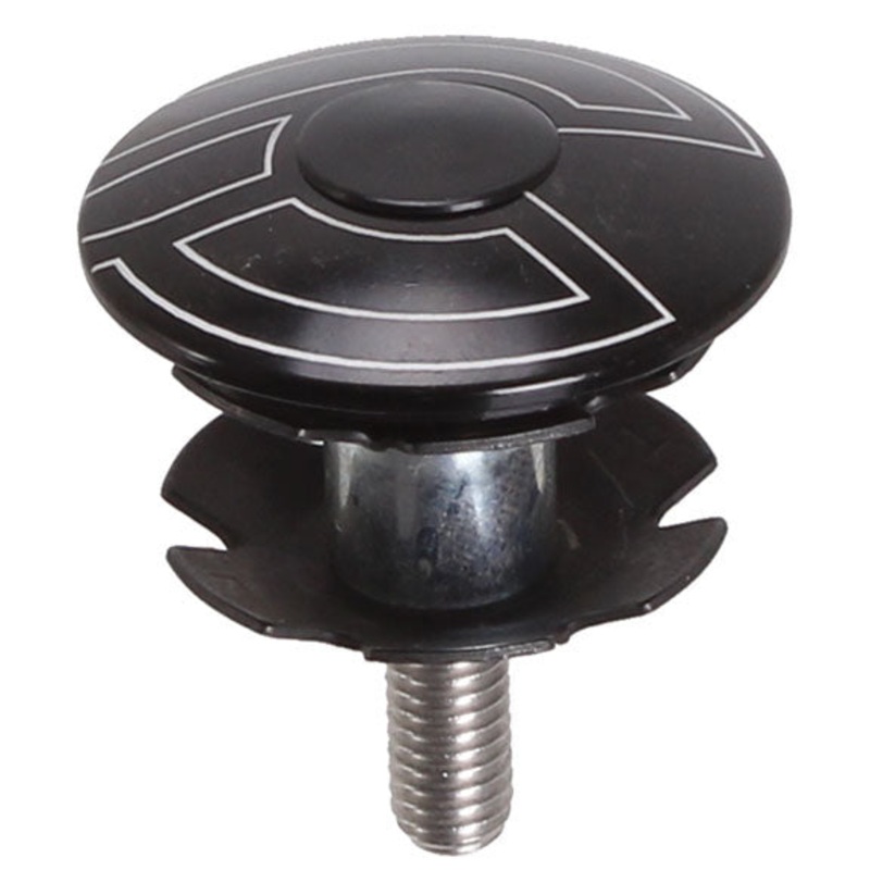 Cinelli Top Cap Kit Cinelli 1-1/8″ Alloy Steerers Black