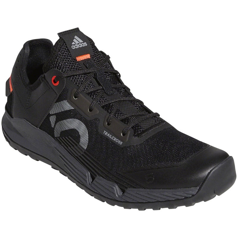 Five Ten Trailcross LT Flat Shoes – Mens Core BLK / Gray Two / Solar Red 9