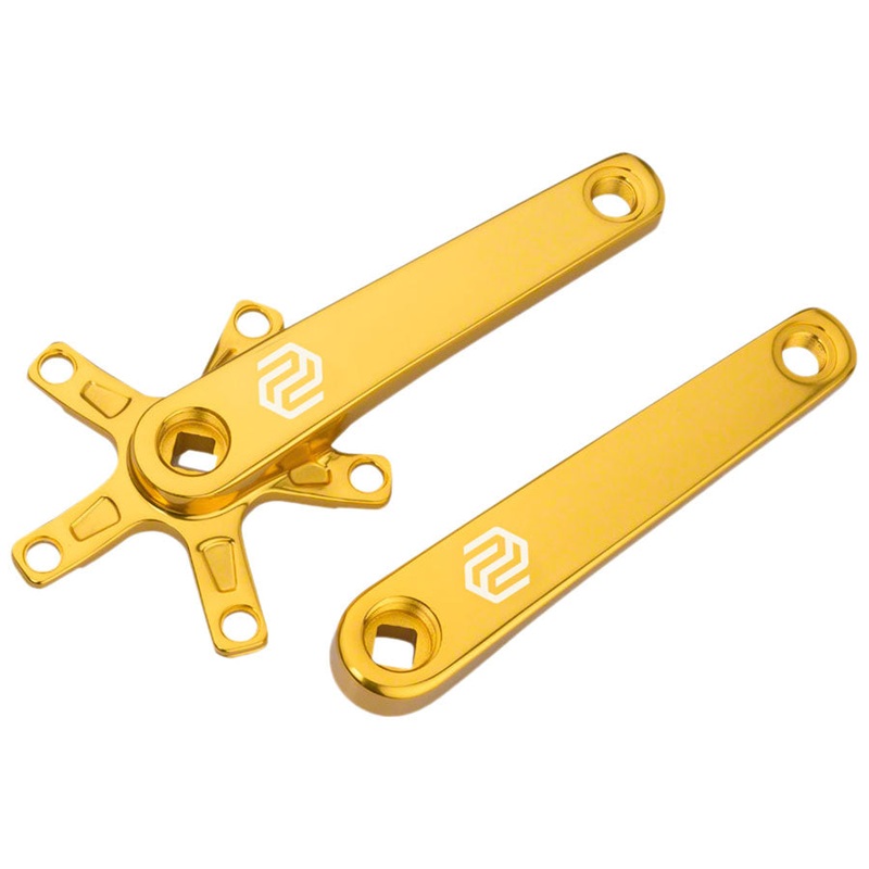 Promax SQ-1 Crank Arm Set – 150mm Square Taper JIS Spindle Interface 110mm BCD Gold