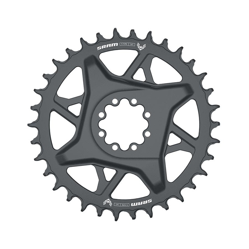 SRAM GX Eagle T-Type 12sp Boost DM Chainring 34t Black
