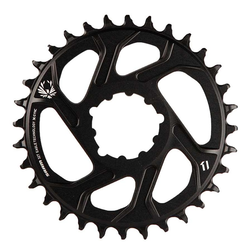 SRAM X-Sync 2 Eagle Direct Mount Chainring – 34 Tooth 3mm Boost Offset 12-Speed BLK
