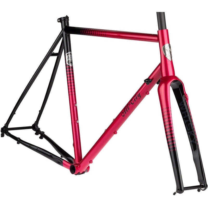 All-City Zig Zag Frameset – 700c Steel Sour Cherry Seltzer 46cm