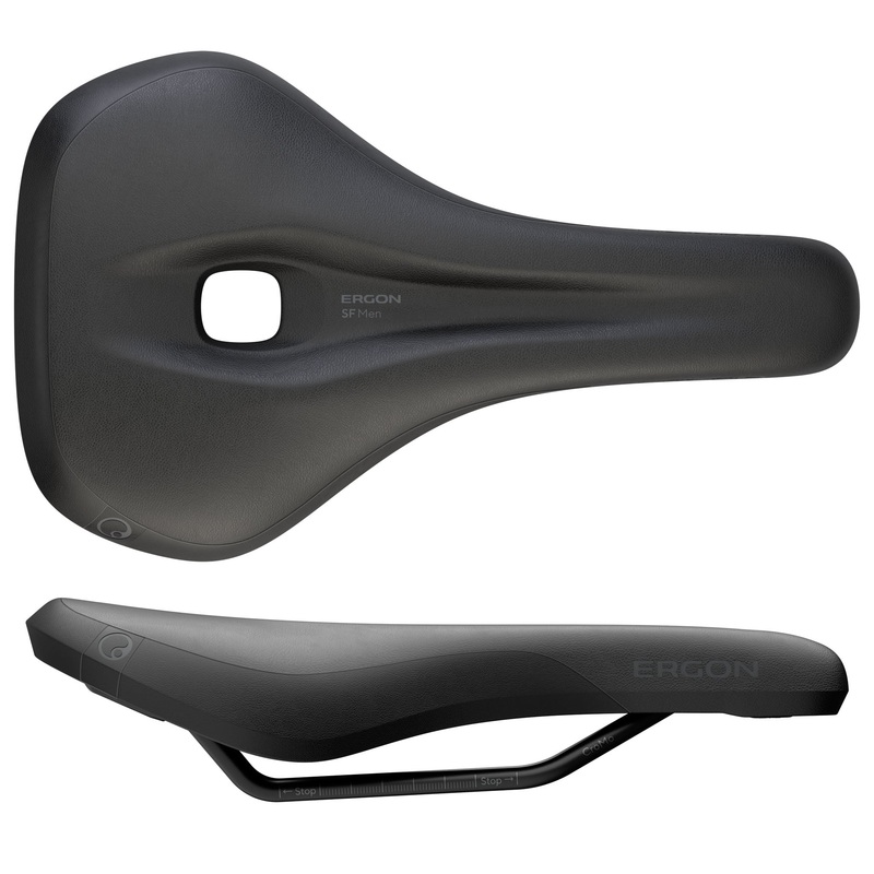 Ergon SF Saddle – Steel Black Mens Small/Medium