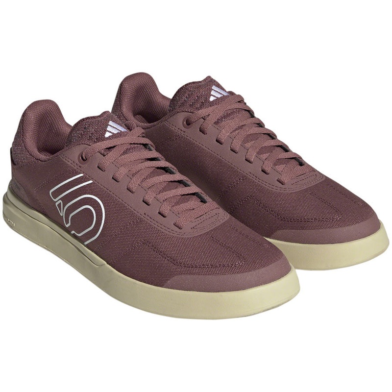 Five Ten Sleuth Deluxe Canvas Flat Shoes – Womens Quiet Crimson/Ftwr White/Core BLK 6.5