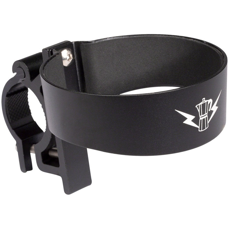 Portland Design Works Barista Cup Holder 26.0-31.8mm Handlebars Lightning/Moka Pot Design BLK