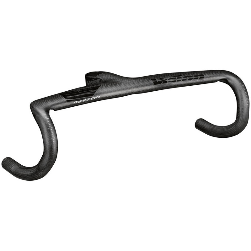 Vision Metron 5D ACR EVO Drop Handlebar 40cm Width 110mm Stem Length -6 Angle Integrated Carbon Design  BLK