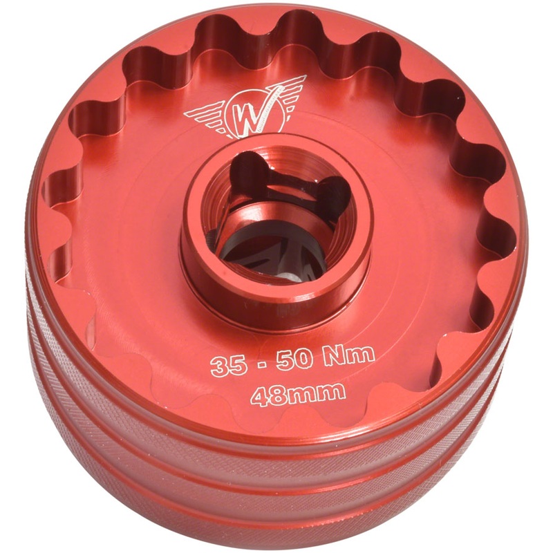 Wheels Manufacturing BBTOOL-48-44 Bottom Bracket Socket 48.5mm 44mm 16-Notch Cups