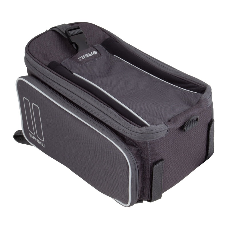 Basil Sport Design Trunk Bag UBS / Straps 14.2×10.6×7` 427 c.i. Grey