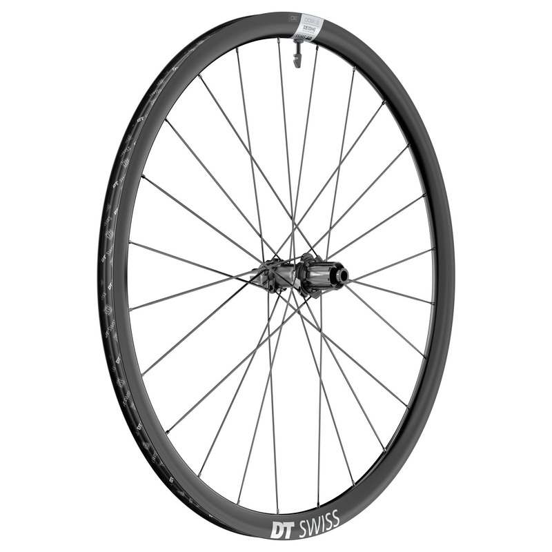 DT Swiss E 1800 Spline 30 Rear Wheel – 700c 12 x 142mm Center-Lock HG 11 Road Ratchet LN 18 BLK