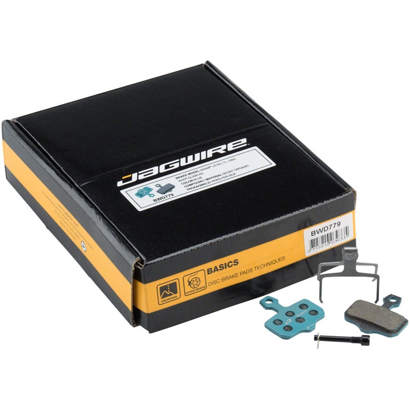 Jagwire Sport Organic Disc Brake Pads – For various SRAM Level Avid Elixir Models Box/25 Pairs