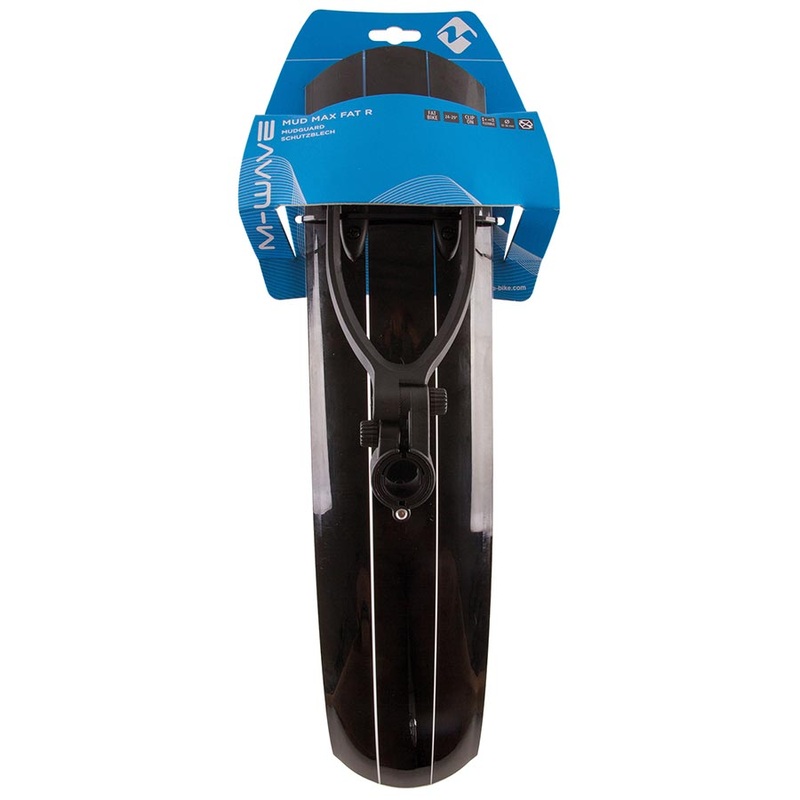 M-Wave Mud Max Fat R Rear Fender 24”-29” Black