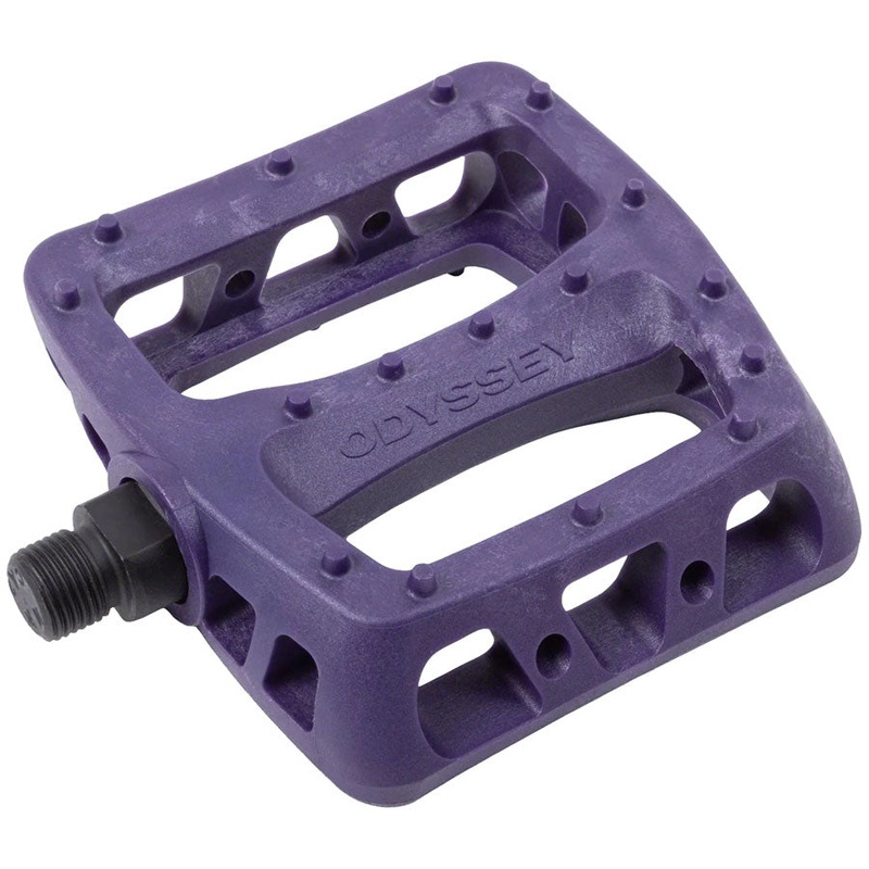Odyssey Twisted PC Pedals – Platform, Composite/Plastic 9/16″ Midnight Purple