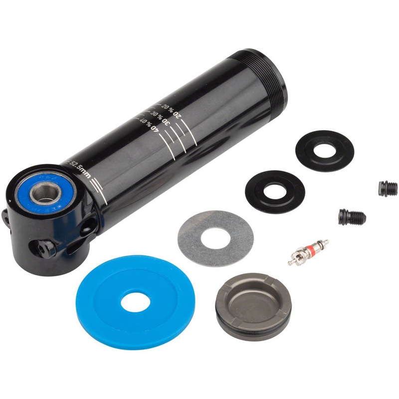 RockShox Rear Shock Damper Body IFP – Bearing Eyelet 57.5mm stroke 65mm plus 7.5mm Travel Spacer Deluxe A1 Super Deluxe A1 Fast Bl
