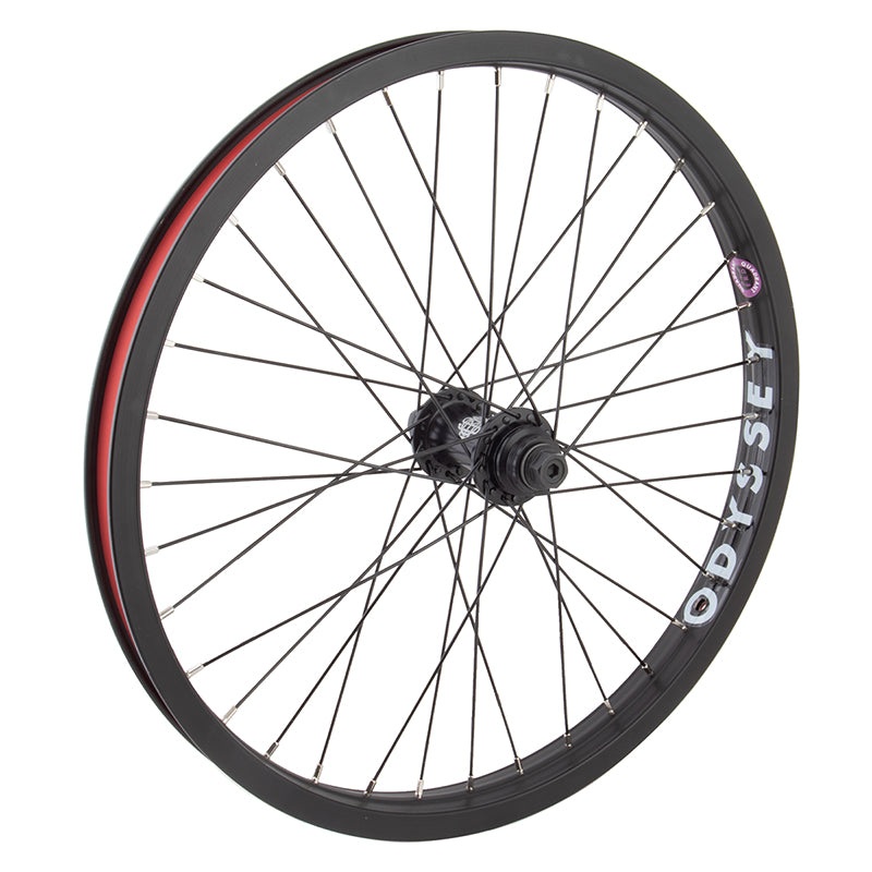 Odyssey Quadrant Front Wheel – 20″ 3/8″ x 100mm Rim Brake Black Clincher