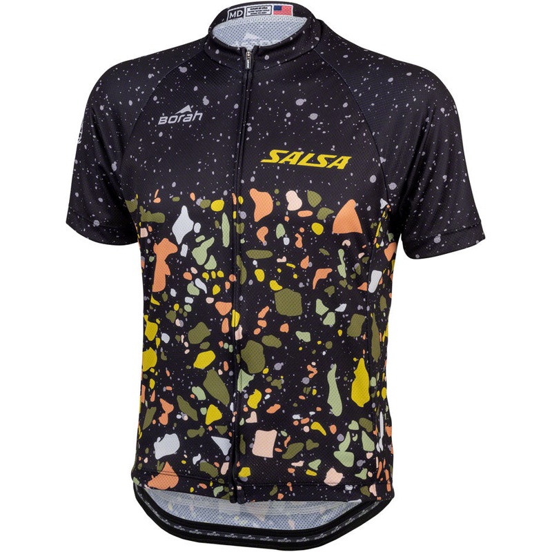 Salsa Mens Terrazzo Jersey – X-Large Black