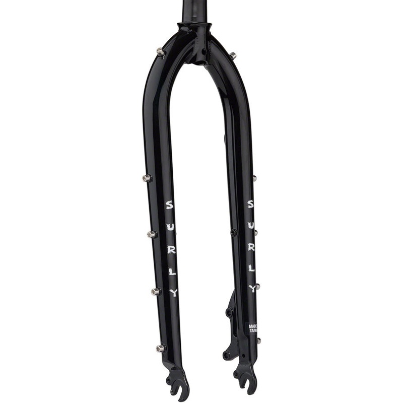 Surly Cocktail Fork – 27.5″ QRx100mm 1-1/8″ Straight Steerer 420mm Axle To Crown Steel BLK