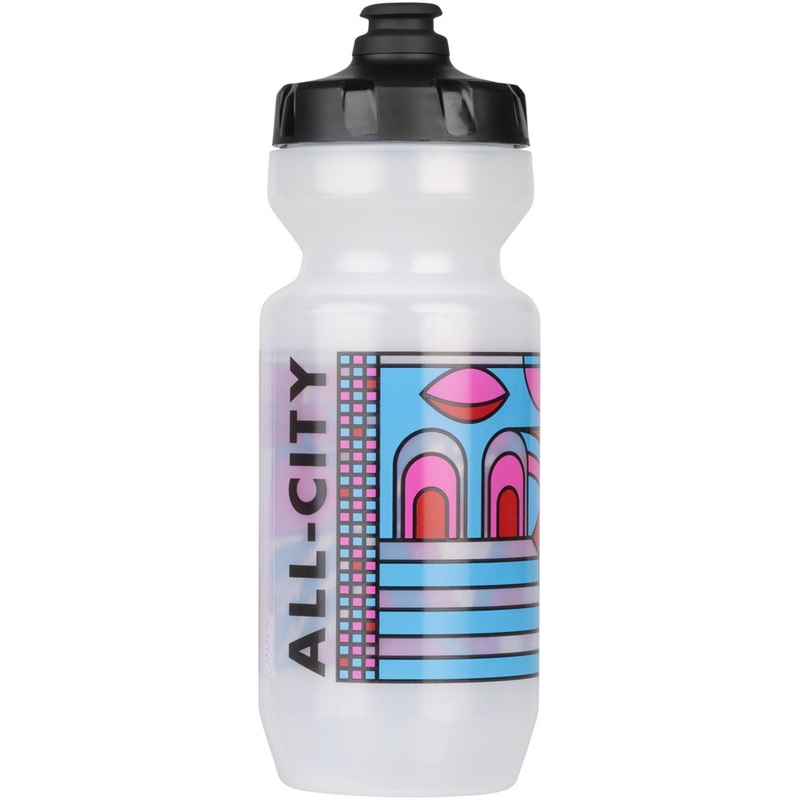 All-City Parthenon Party Purist Water Bottle – Pink Red Blue Black 22oz