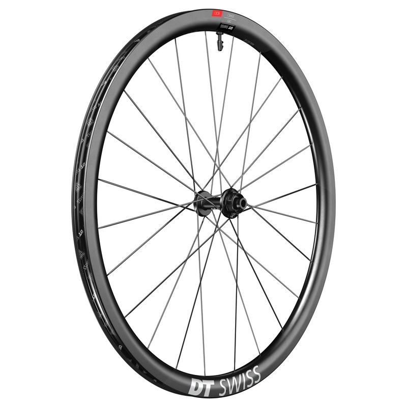 DT Swiss ERC 1100 DiCut 35 Front Wheel – 700 12 x 100mm Center-Lock Black