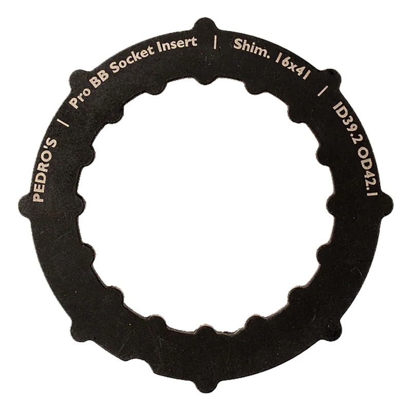Pedros Pro BB Socket System Insert BB Adapter Tool Black 16-Notch 41mm 6460762 Shimano
