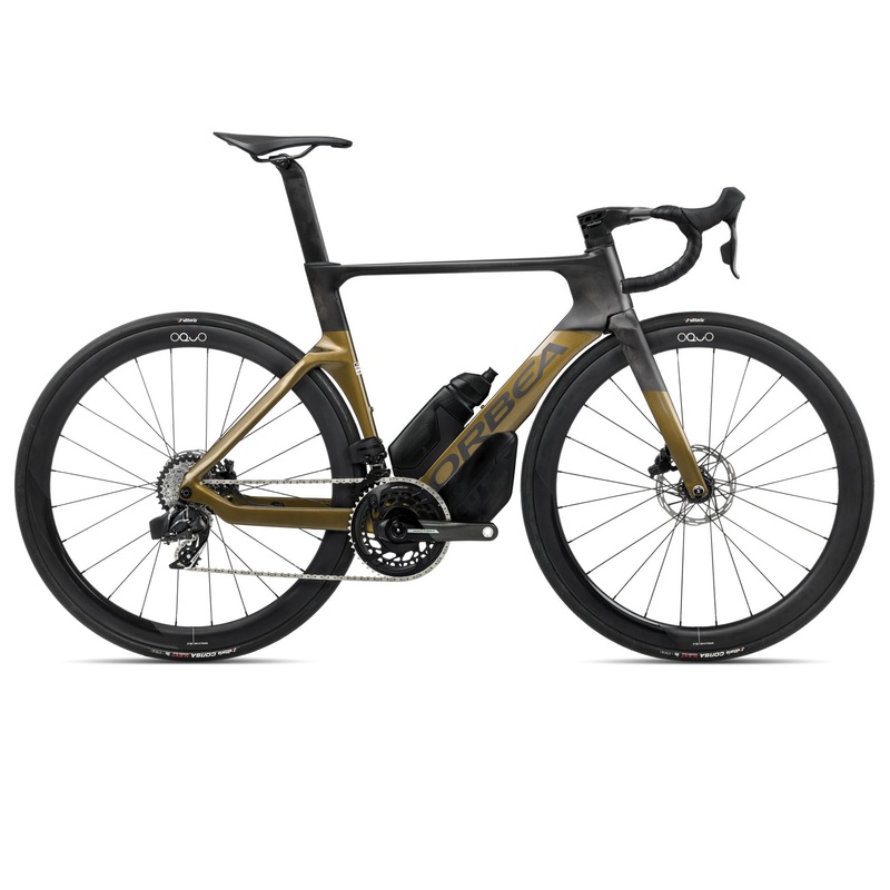 2025 Orbea ORCA AERO M21eLTD Racing ROAD BIKE – 47cm, Olive Green (Gloss) – Carbon Raw (Matte)