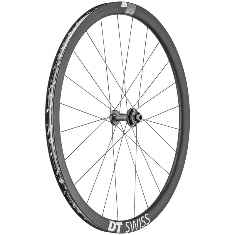 DT Swiss ERC 1400 DiCut 35 Front Wheel – 700c, 12 x 100mm, Center-Lock, Black