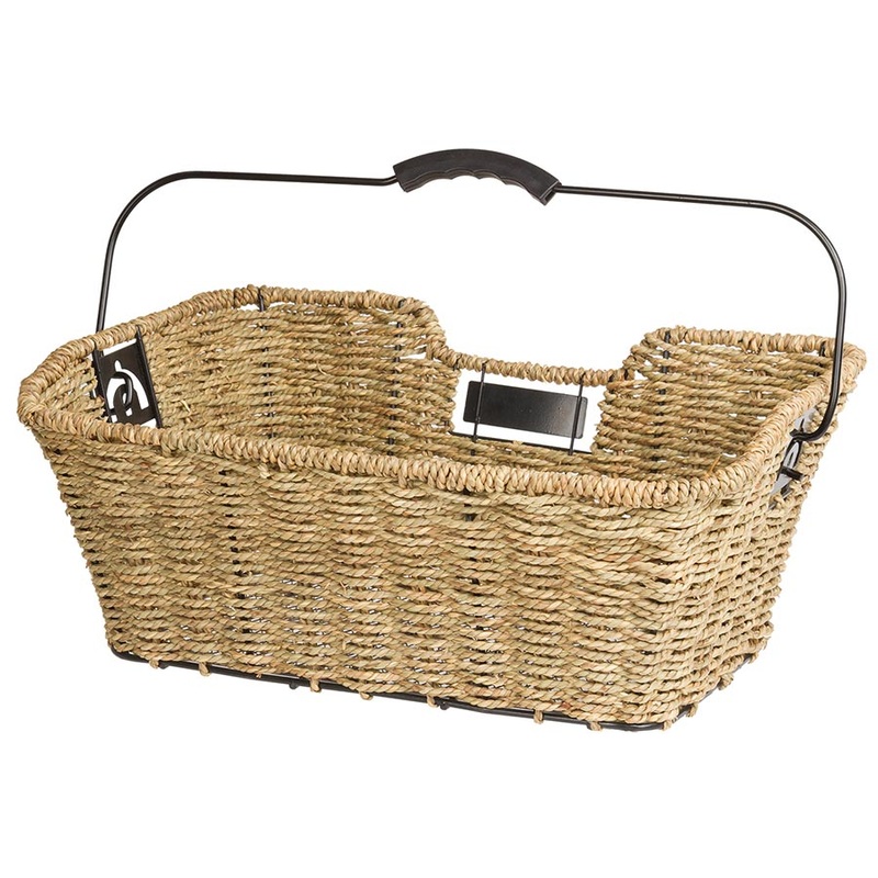 M-Wave Ocean R Basket Rear 41×29.5x17cm Tan