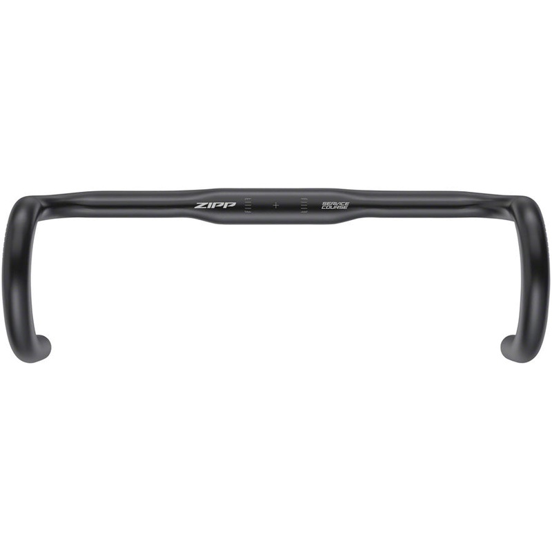 Zipp Service Course 80 Ergo Drop Handlebar – Aluminum 31.8mm 44cm Bead Blast BLK A2